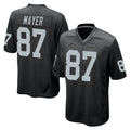 LV.Raiders #87 Michael Mayer Player Black Home Game Odoa Stitched Jerseys