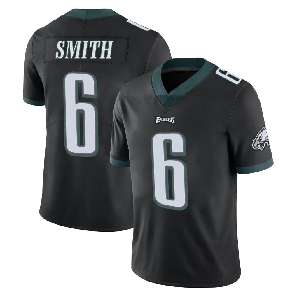 P.Eagles #6 DeVonta Smith Player Black Limited Vapor Untouchable Home Game Odoa Stitched Jerseys