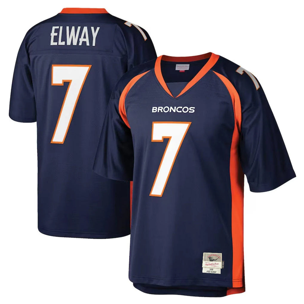 D.Broncos #7 John Elway Player Navy Mitchell & Ness 2006 Legacy Limited Game Odoa Stitched Jerseys