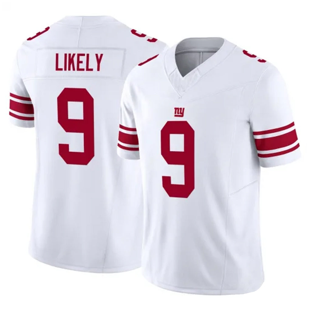 NY.Giants #9 Lsaiah Likely Player White Limited Vapor F.U.S.E. Home Game Odoa Stitched Jerseys