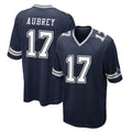 D.Cowboys #17 Brandon Aubrey Player Navy Home Game Odoa Stitched Jerseys