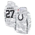 IN.Colts #27 Justin Walley Player Arctic Camo Salute to Service Hoodies Limited Game Odoa Stitched Jerseys
