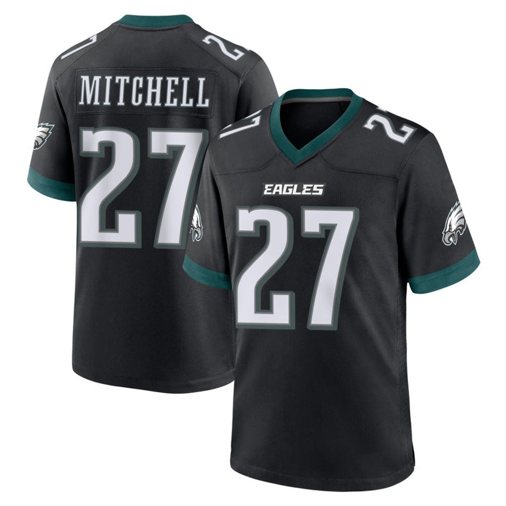 P.Eagles #27 Quinyon Mitchell Player Black Game Home Odoa Stitched Jerseys