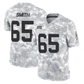 KC.Chiefs #65 Trey Smith Player Arctic Camo Salute To Service Limited Game Odoa Stitched Jerseys