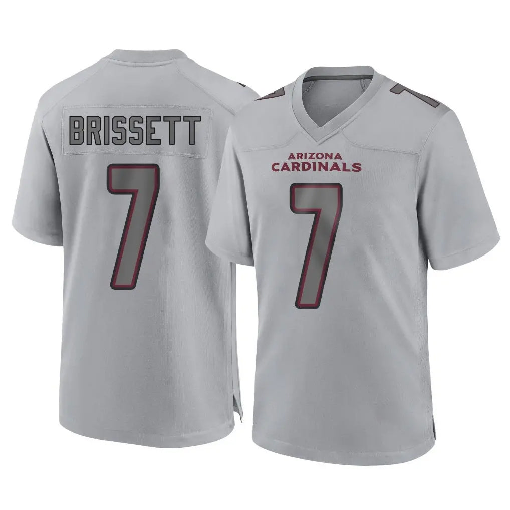 A.Cardinals #7 Jacoby Brissett Player Gray Atmosphere Fashion Home Game Odoa Stitched Jerseys