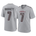 A.Cardinals #7 Jacoby Brissett Player Gray Atmosphere Fashion Home Game Odoa Stitched Jerseys