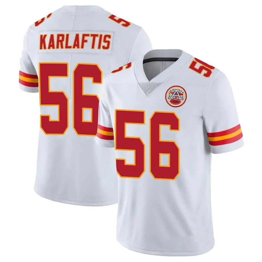 KC.Chiefs #56 George Karlaftis Player White Limited Vapor Untouchable Home Game Odoa Stitched Jerseys