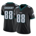P.Eagles #88 Dallas Goedert Player Black Limited Vapor F.U.S.E. Home Game Odoa Stitched Jerseys