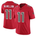 TB.Buccaneers #11 Jalen McMillan Player Red Limited Color Rush Home Game Odoa Stitched Jerseys