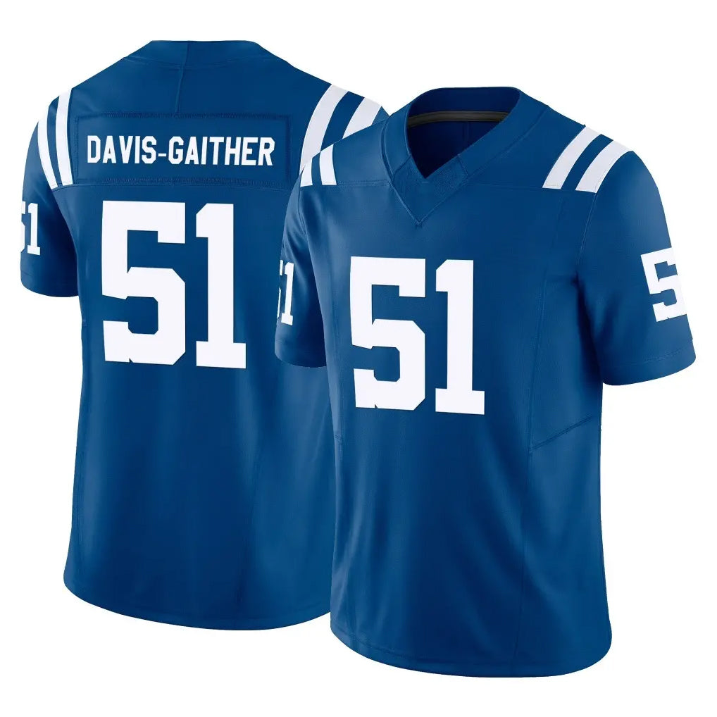 IN.Colts #51 Akeem Davis-Gaither Player Royal Limited Vapor F.U.S.E. Home Game Odoa Stitched Jerseys