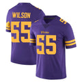M.Vikings #55 Eric Wilson Player Purple Limited Color Rush Home Game Odoa Stitched Jerseys