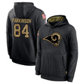 LA.Rams #84 Colby Parkinson Player Black Salute to Service Hoodies Limited Game Odoa Stitched Jerseys