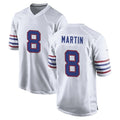 B.Bills #8 Terrel Bernard Player White Alternate Game Odoa Stitched Jerseys