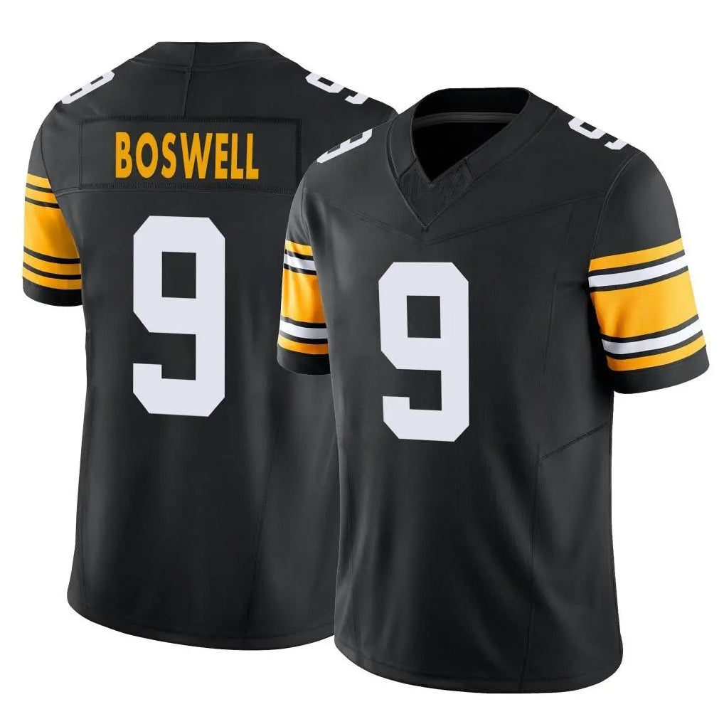 P.Steelers #9 Chris Boswell Player Black Limited Alternate Vapor F.U.S.E. Home Game Odoa Stitched Jerseys