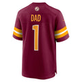 Odoa W.Commanders #1 Dad Burgundy Game Jersey