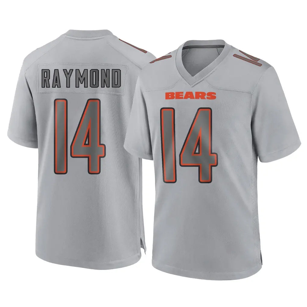 C.Bears #14 Kalif Raymond Player Gray Atmosphere Fashion Game Odoa Stitched Jerseys