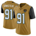 J.Jaguars #91 Arik Armstead Player Gold Vapor Limited Home Game Odoa Stitched Jerseys
