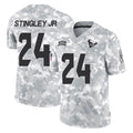 H.Texans #24 Derek Stingley Jr. Player Arctic Camo Salute To Service Limited Game Odoa Stitched Jerseys