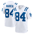 IN.Colts #84 Tyler Warren Player White Home Game Odoa Stitched Jerseys