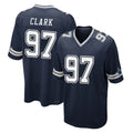 D.Cowboys #97 Kenny Clark Player Navy Home Game Odoa Stitched Jerseys