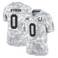 IN.Colts #0 Camryn Bynum Player Arctic Camo Salute To Service Limited Game Odoa Stitched Jerseys
