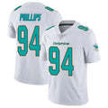 M.Dolphins #94 Jordan Phillips Player White Limited Vapor Untouchable Home Game Odoa Stitched Jerseys