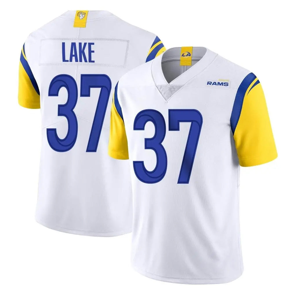 LA.Rams #37 Quentin Lake Player White Limited Vapor Untouchable Home Game Odoa Stitched Jerseys