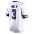 B.Bills #3 Damar Hamlin Player White Home Game Odoa Stitched Jerseys