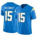 LA.Chargers #15 Ladd McConkey Player Blue Limited Vapor F.U.S.E. Home Game Odoa Stitched Jerseys