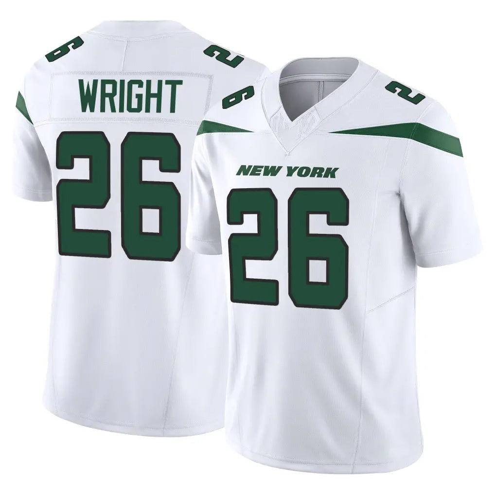 NY.Jets #26 Nahshon Wright Player White Limited Vapor F.U.S.E. Home Game Odoa Stitched Jerseys