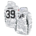 D.Lions #39 Jake Bates Player Arctic Camo Salute to Service Hoodies Limited Game Odoa Stitched Jerseys