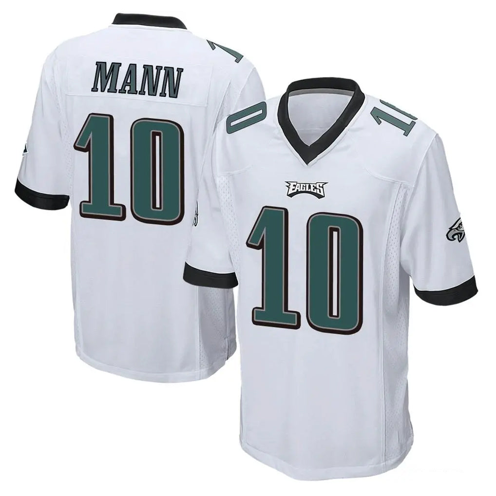 P.Eagles #10 Braden Mann Player White Home Game Odoa Stitched Jerseys
