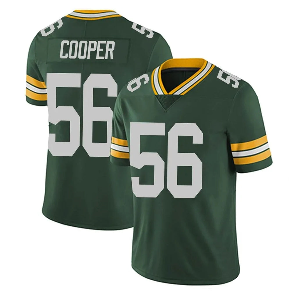 GB.Packers #56 Edgerrin Cooper Player Green Vapor Untouchable Limited Home Game Odoa Stitched Jerseys