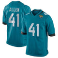 J.Jaguars #41 Josh Hines-Allen Player Teal Home Game Odoa Stitched Jerseys