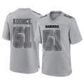 LV.Raiders #51 Malcolm Koonce Player Gray Atmosphere Fashion Limited Game Odoa Stitched Jerseys