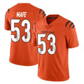 C.Bengals #53 Boye Mafe Player Orange Vapor Untouchable Limited Home Game Odoa Stitched Jerseys