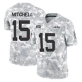NY.Jets #15 Adonai Mitchell Player Arctic Camo Salute to Service Limited Game Odoa Stitched Jerseys