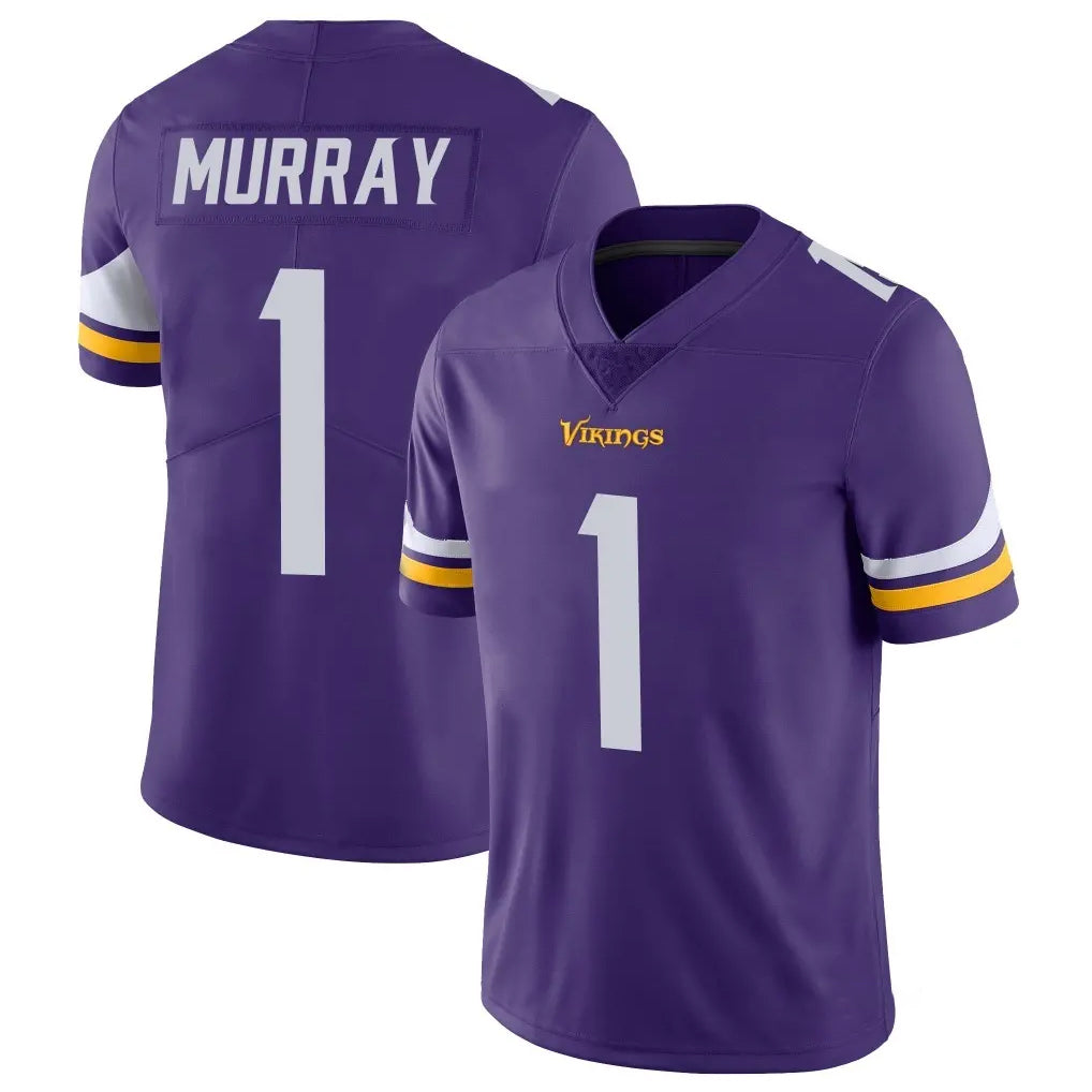 M.Vikings #1 Kyler Murray Player Purple Limited Vapor Untouchable Home Game Odoa Stitched Jerseys
