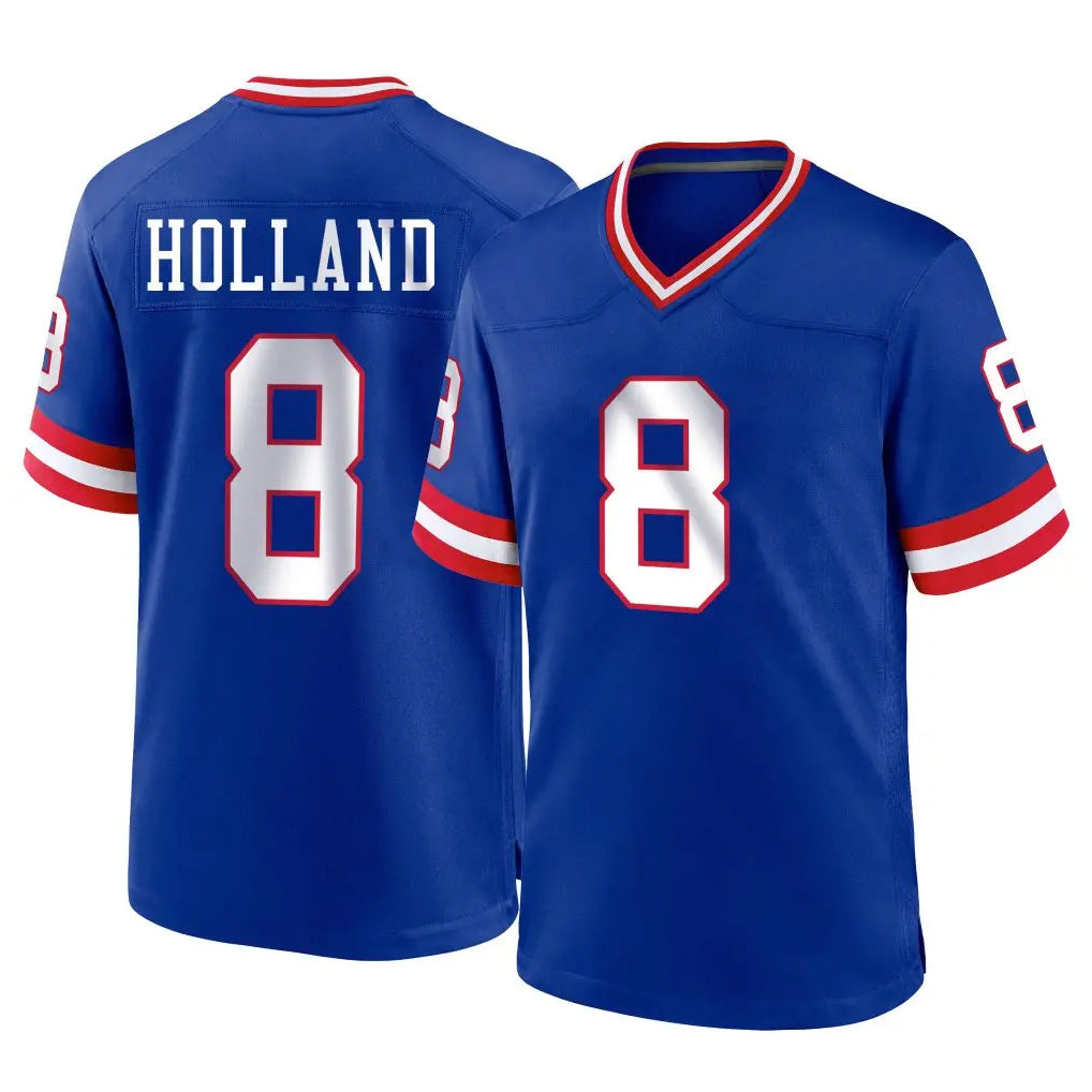 NY.Giants #8 Jevon Holland Player Royal Classic Home Game Odoa Stitched Jerseys
