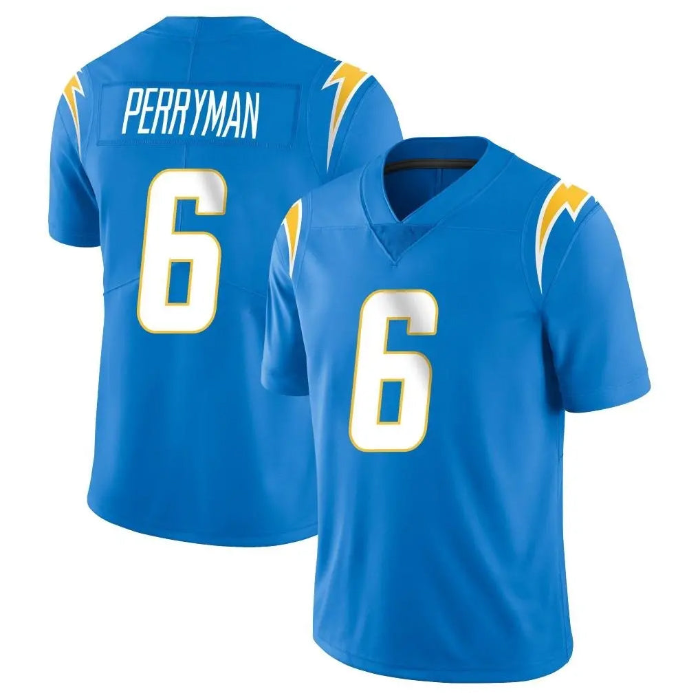 LA.Chargers #6 Denzel Perryman Player Blue Limited Vapor Untouchable Home Game Odoa Stitched Jerseys