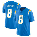 LA.Chargers #8 Omarion Hampton Player Blue Limited Vapor Untouchable Home Game Odoa Stitched Jerseys