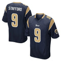 LA.Rams #9 Matthew Stafford Player Navy Home Game Odoa Stitched Jerseys