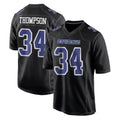 D.Cowboys #34 Jalen Thompson Player Carbon Black Fashion Home Game Odoa Stitched Jerseys