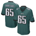 P.Eagles #65 Lane Johnson Player Team Color Green Home Game Odoa Stitched Jerseys