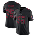 H.Texans #75 Wyatt Teller Player Black Impact Limited Game Odoa Stitched Jerseys
