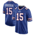 B.Bills #15 Greg Rousseau Player Royal Home Game Odoa Stitched Jerseys