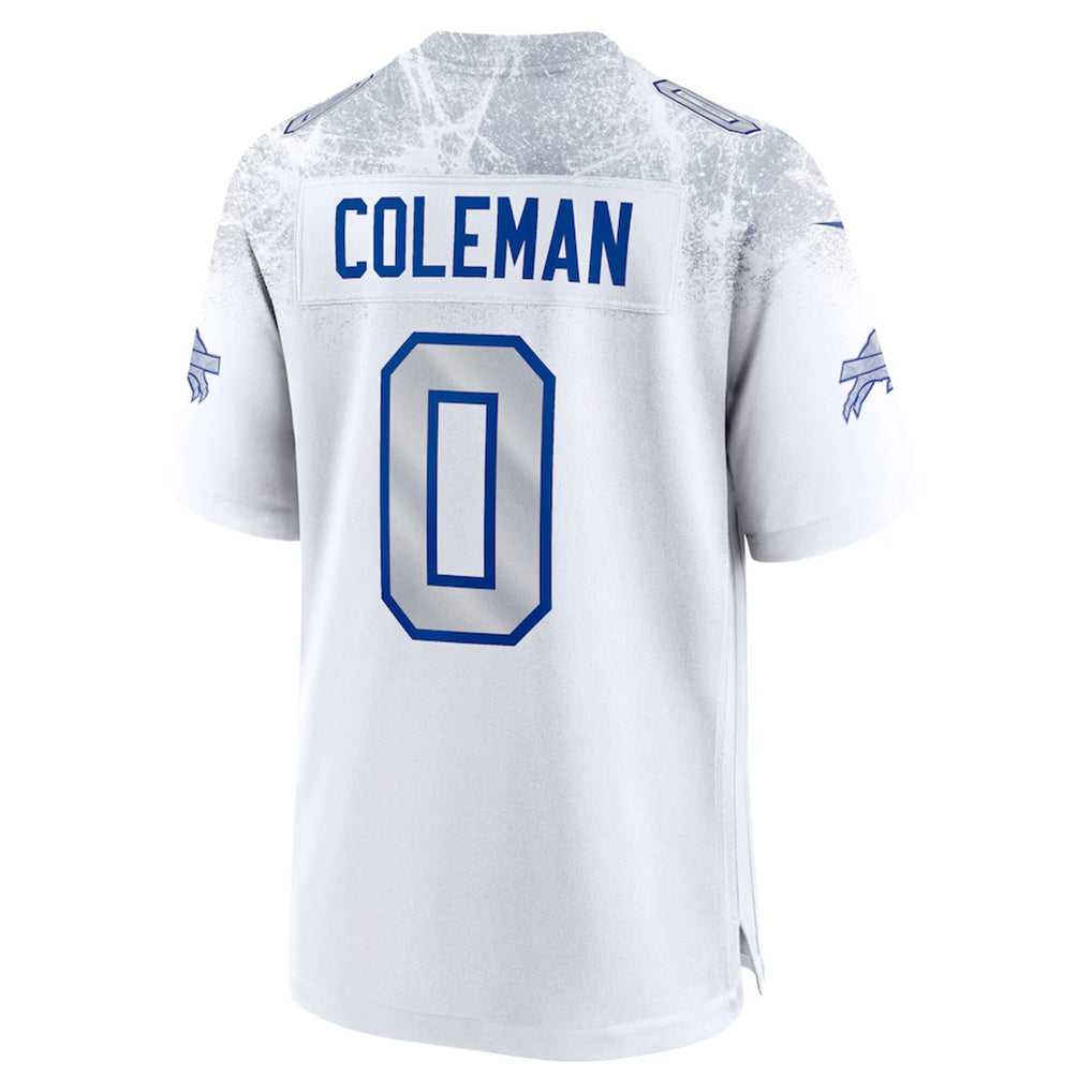 B.Bills #0 Keon Coleman Player White Rivalries Collection Game Odoa Stitched Jerseys