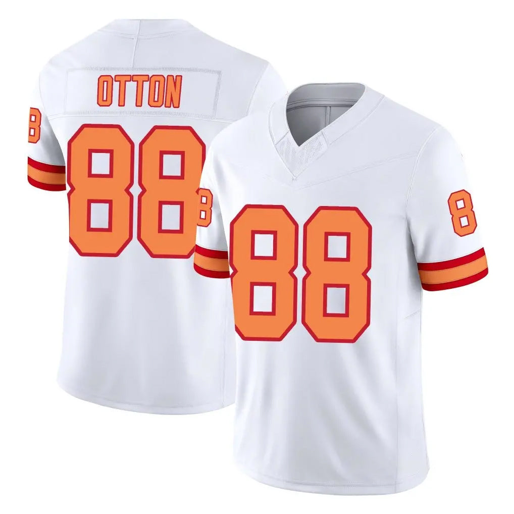 TB.Buccaneers #88 Cade Otton Player White Limited '76 Vapor F.U.S.E. Home Game Odoa Stitched Jerseys