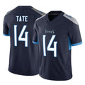 T.Titans #14 Carnell Tate Player Navy Limited Vapor F.U.S.E. Home Game Odoa Stitched Jerseys