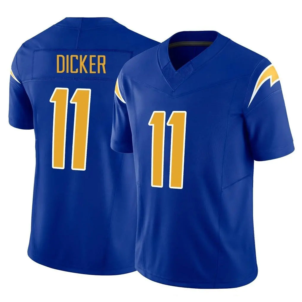 LA.Chargers #11 Cameron Dicker Player Royal Limited Vapor F.U.S.E. Home Game Odoa Stitched Jerseys